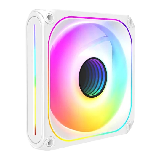 Powercool Breeze 120mm ARGB White 4pin PWM PC Cooling Infinity Fan